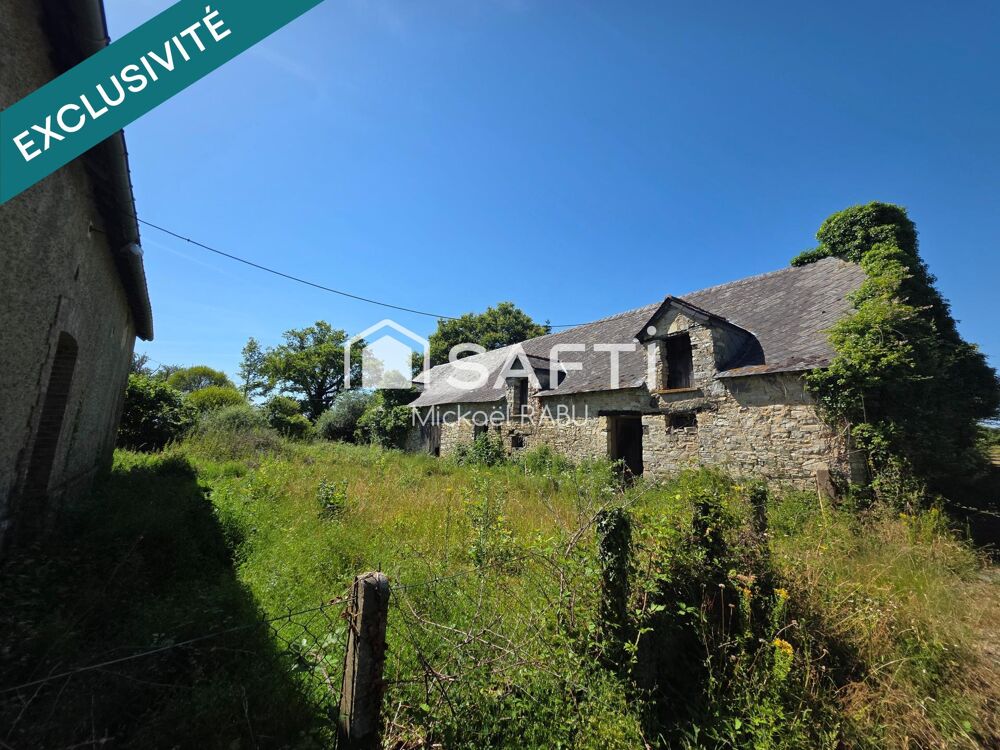 Maison à rénover 74 m² - Longère en pierre 146 m²