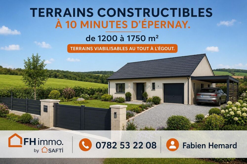 Vente Terrain TERRAIN A BÂTIR Montmort-lucy