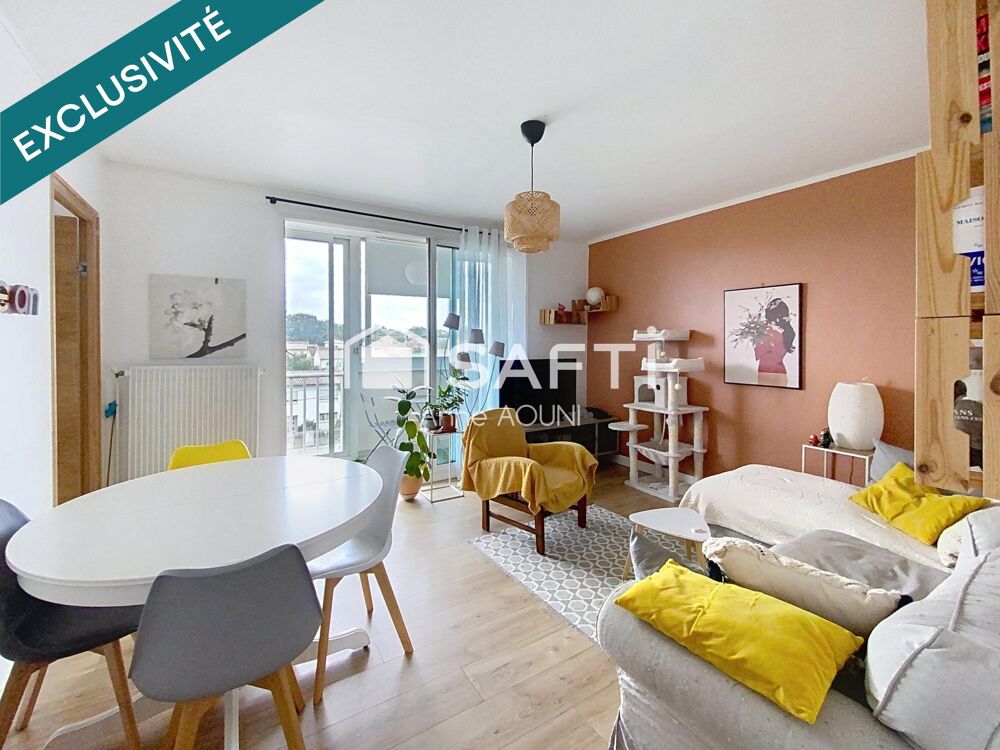 MIGRON: T3/4 au dernière étage/3 avec grand balcon
