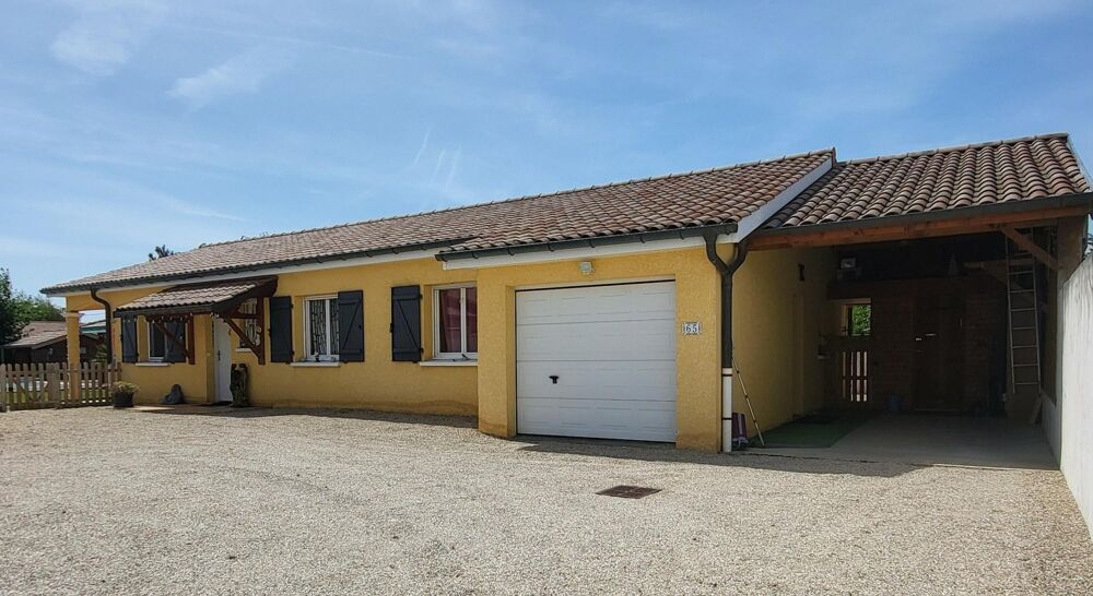 Maison plain pied avec garage et piscine