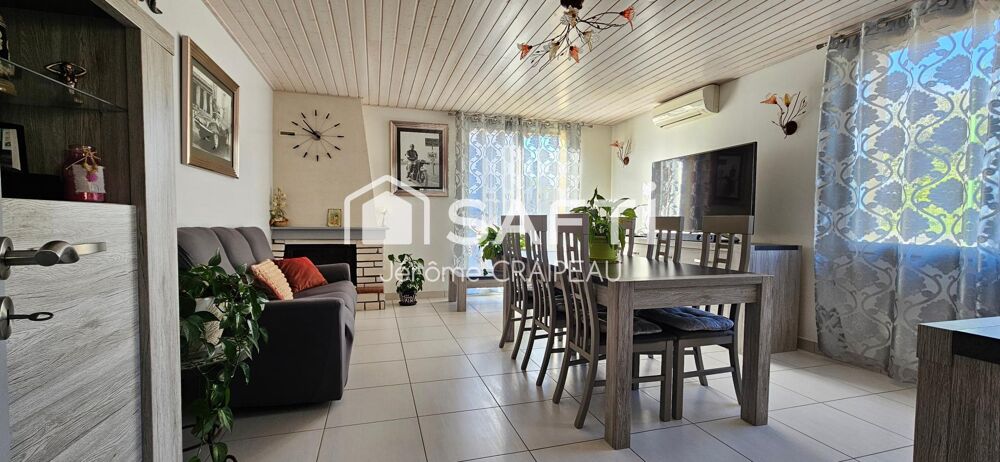 Maison sans travaux avec 4 chambres de 130 m2 sur une parcelle de 1959 m2.