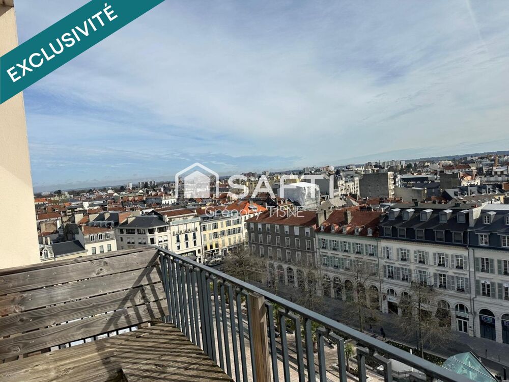 Vente Appartement Au cœur de la ville, profitez d'une vue exceptionnelle sur la place Clémenceau et les Pyrénées Pau