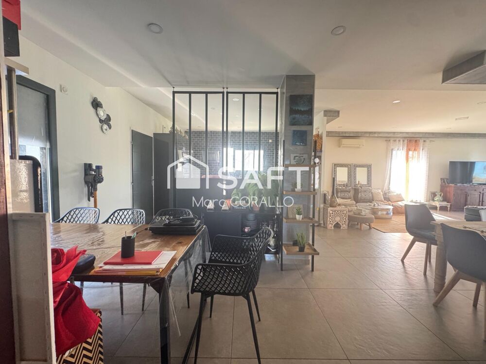 Maison 175 m² au calme, avec piscine, vue Vercors.