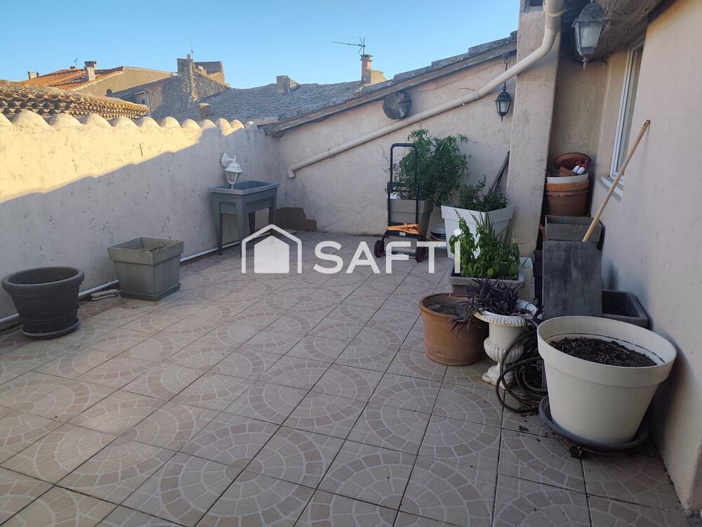 Maison familiale 3 chambres, garage, terrasse de toit