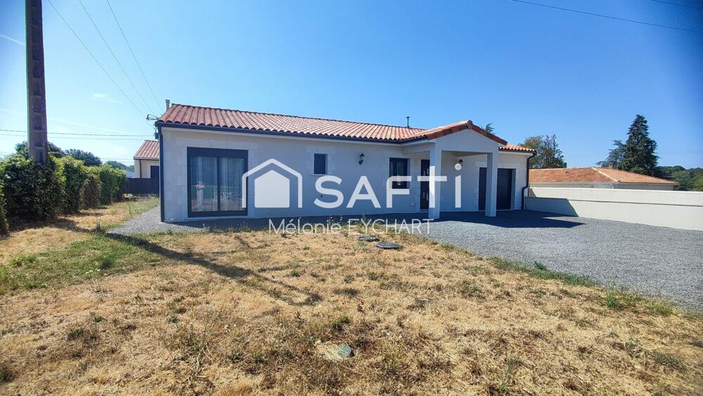 Vente Maison Maison de plain pied avec garage, à seulement 5 minutes de La Rochefoucauld Moulins sur tardoire