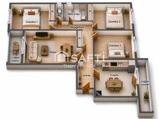  Appartement à vendre 4 pièces 94 m²