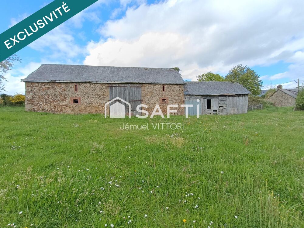 Bâtisse en pierre à réhabiliter sur un terrain constructible de 2 300 m²