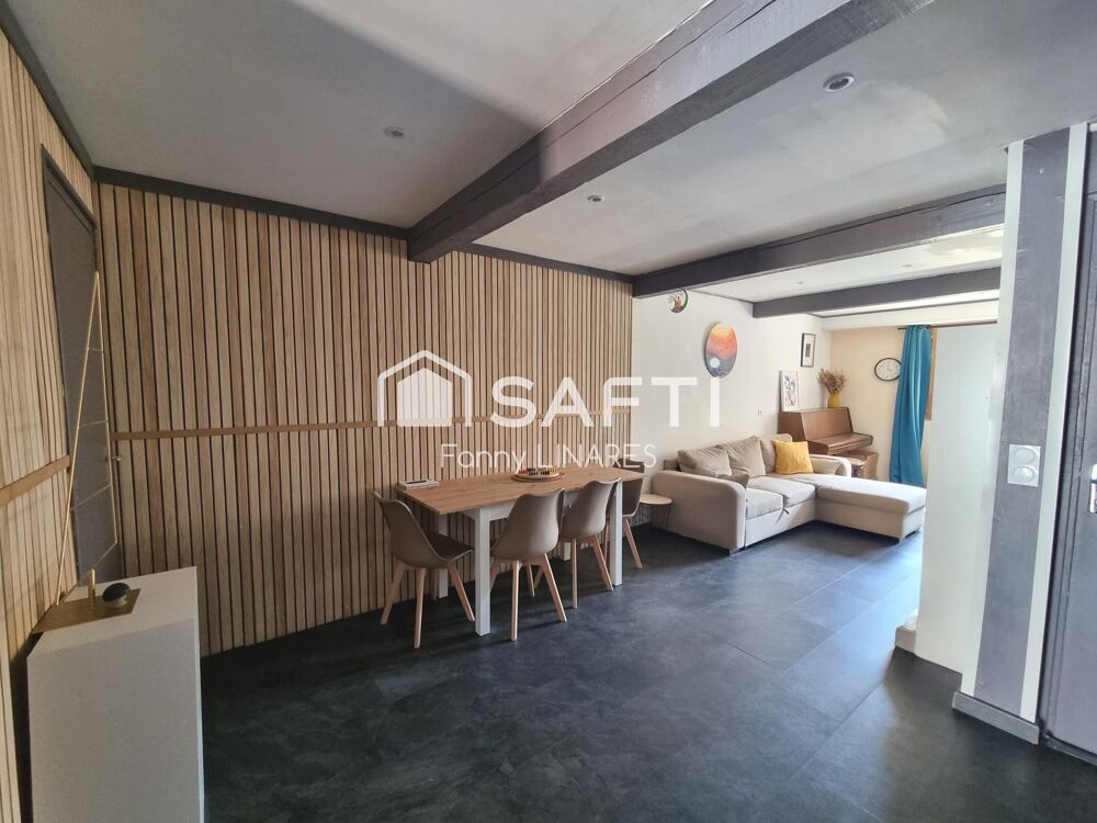 Maison sans travaux, garage, 2 chambres
