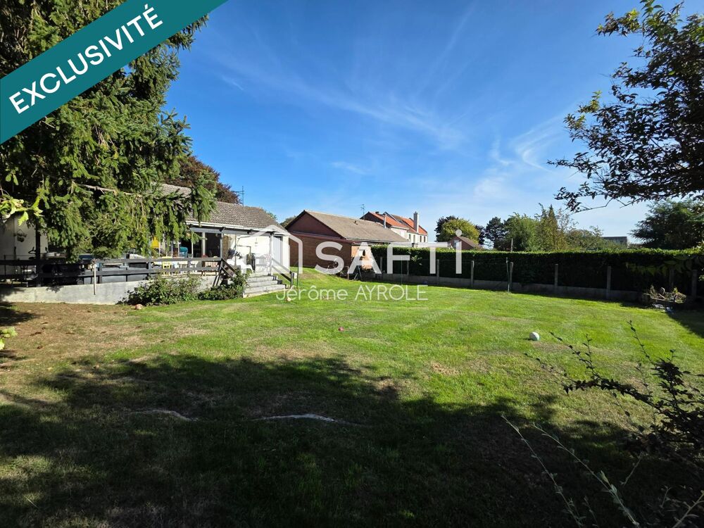 Vente Maison plain-pied individuel avec sous-sol complet Beaurains
