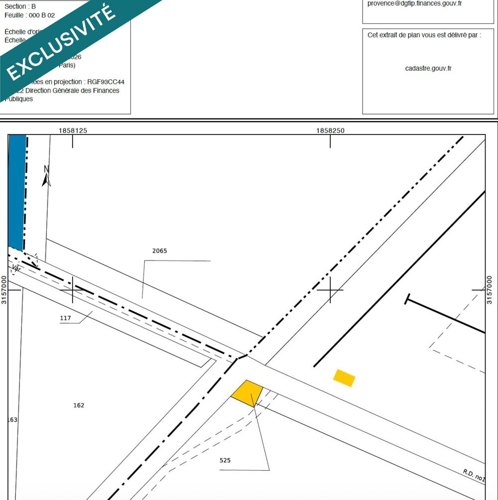 Vente Terrain Terrain en bordure en de La RD10 Istres