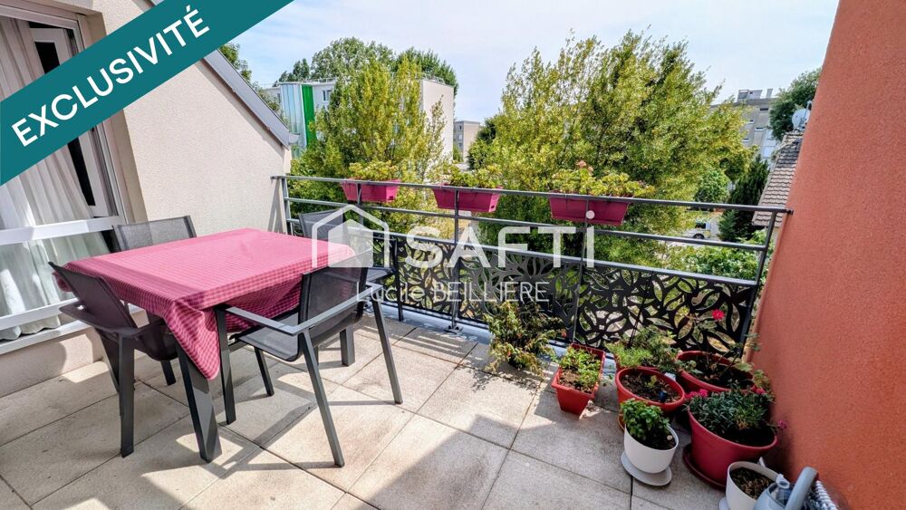 A Montfermeil 93370 Appartement de 80M2, T4, 3 chambres, une terrasse de 10m2.