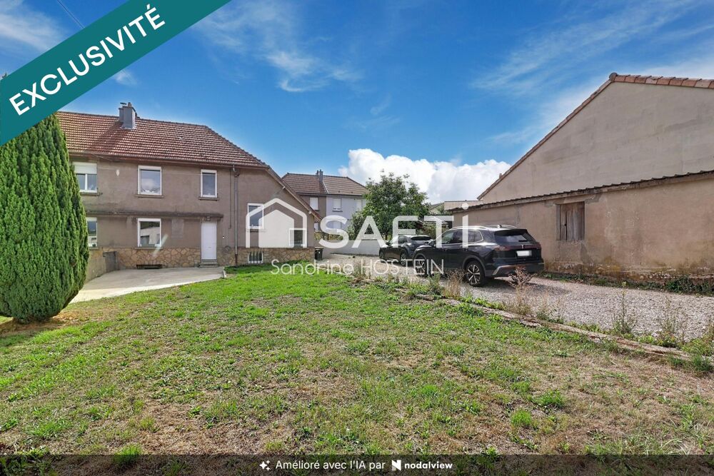 Vente Maison Maison de 127m2 hab avec 3 chambres, 1 bureau, terrasse, jardin et garage 3 voitures! Hussigny-godbrange