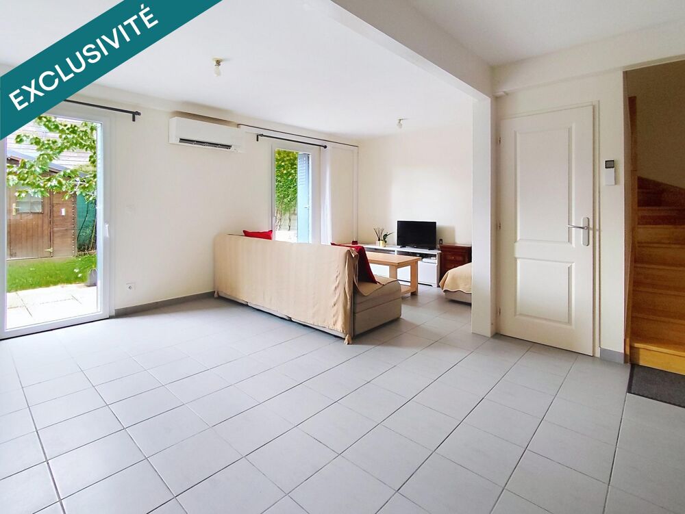 Maison mitoyenne 3 chambres avec jardin