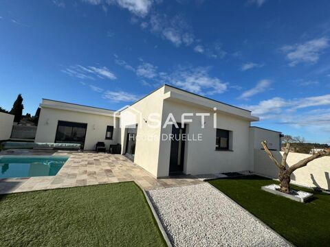   VILLA  AVEC PISCINE ET GARAGE CONSTRUCTION 2024 � Cazilhac Maison - 4 pi�ce(s) - 114 m�