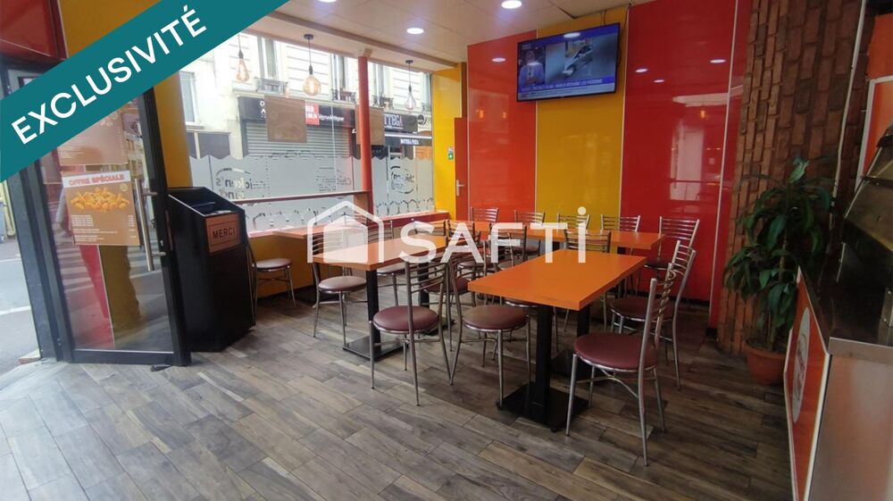   À vendre – Fonds de commerce de restauration rapide à Clichy (92110) 
