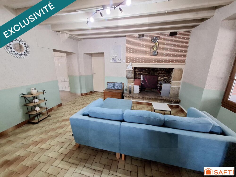 Maison sur 2 niveaux, 5 pièces, 3 chambres, 210m2 et garage