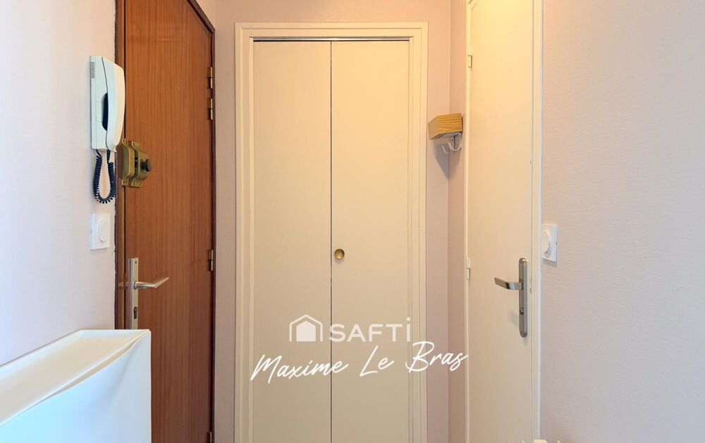 Vente Appartement CONCARNEAU – CORNICHE – STUDIO AVEC VUE DÉGAGÉE ET STATIONNEMENT Concarneau
