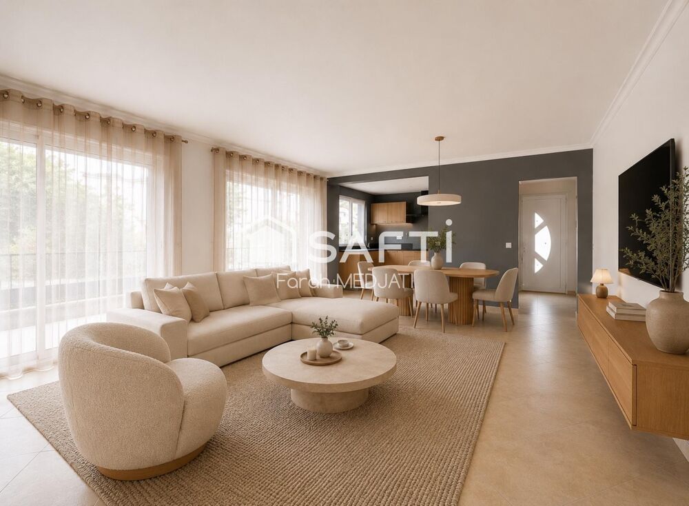 Maison familiale avec jardin sans vis-à-vis