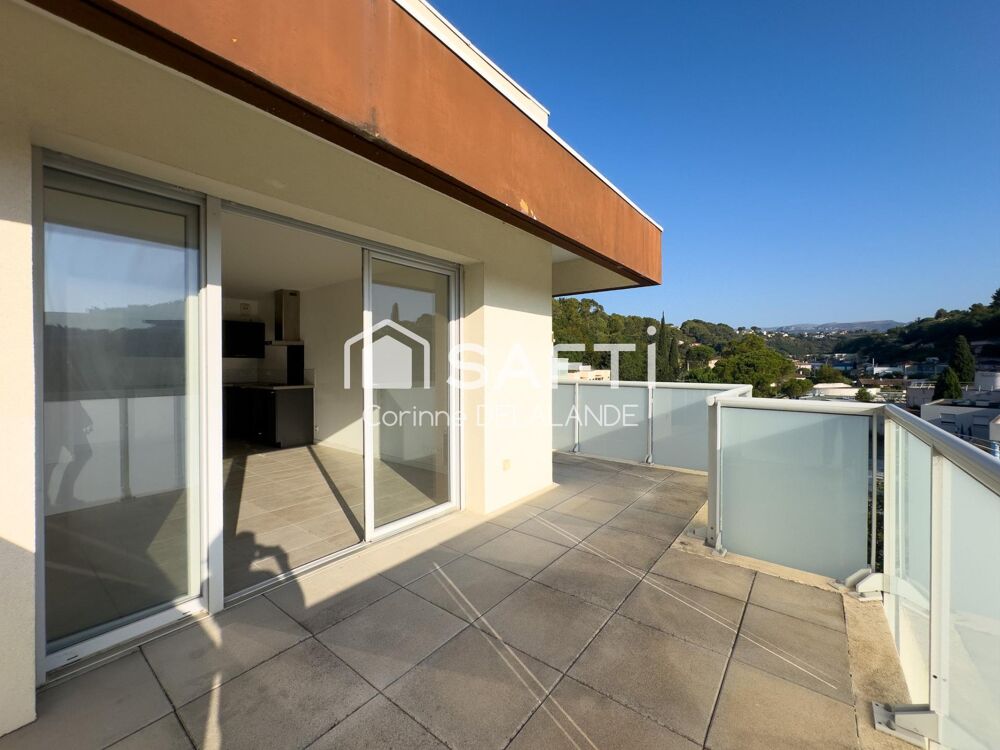 Vente Appartement Magnifique 3 pièces 62m2, terrasse, vue dégagée Cagnes-sur-mer
