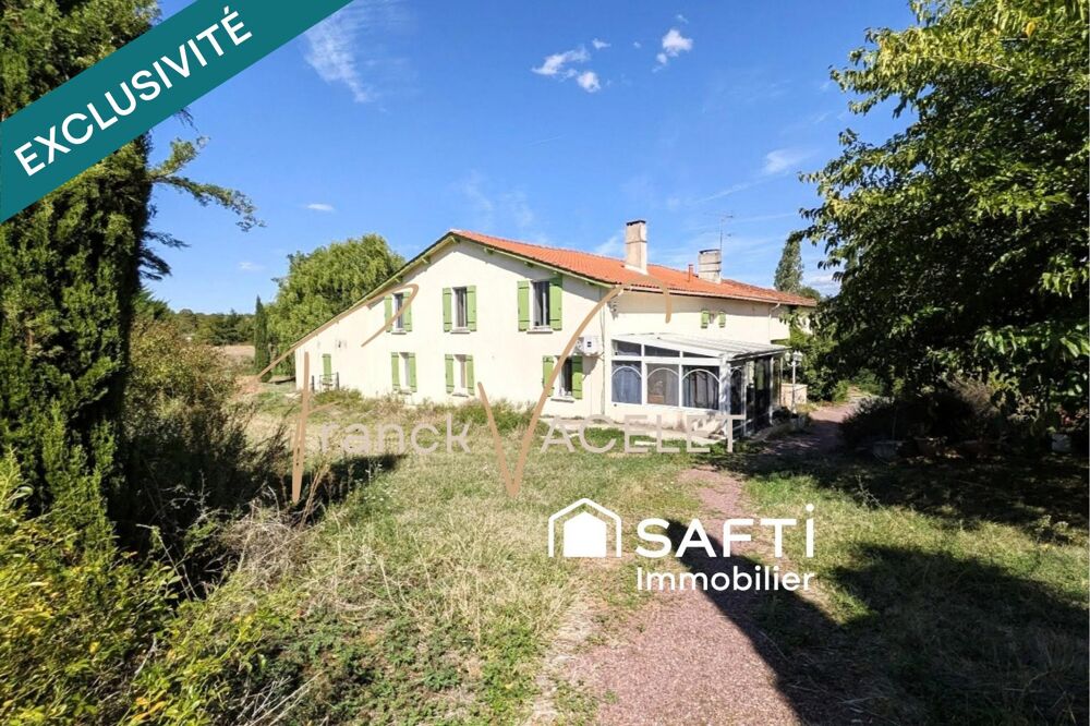 Vente Maison Demeure de charme, deux logements, piscine et dépendances Saint-vivien-de-monsegur