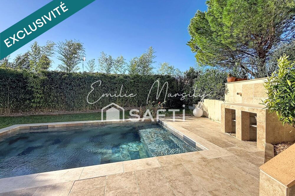 Vente Maison Bastide familiale avec piscine et beaux espaces de vie sans vis à vis Clarensac