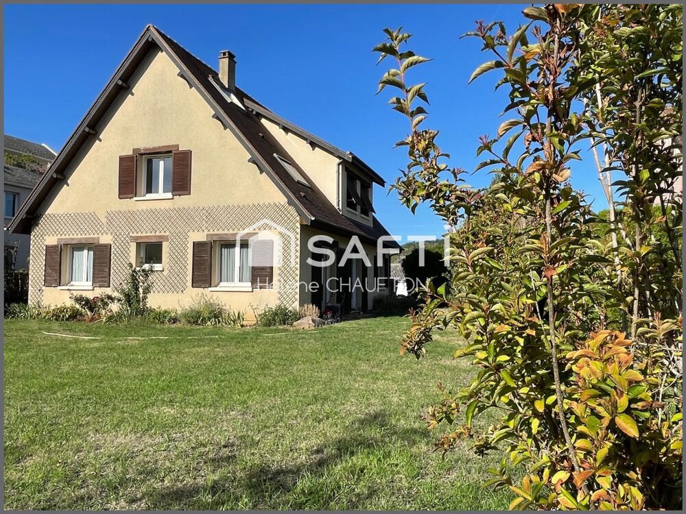 Maison 8 chambres de 175 m² sur sous-sol total et jardin de 870m² centre de VERNON.