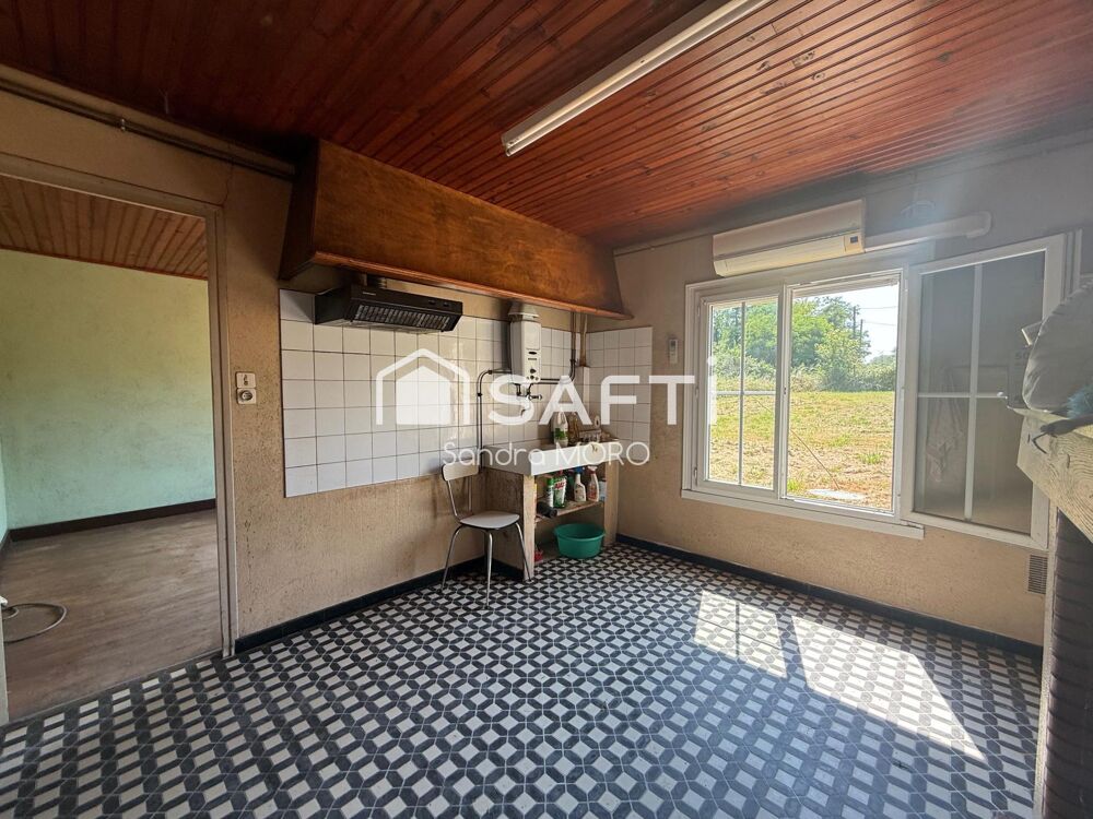 Grange avec partie habitation  Fort potentiel  Pondaurat