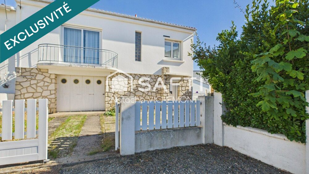 Quartier du stade à 950m de la plage, maison 4 chambres et 53m² de potentiel