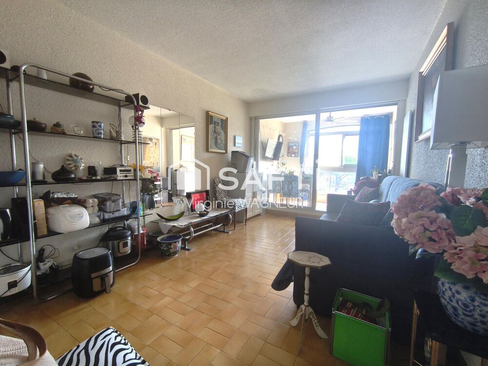 Vente Appartement T3 traversant avec vue port et piscine Cap d'agde