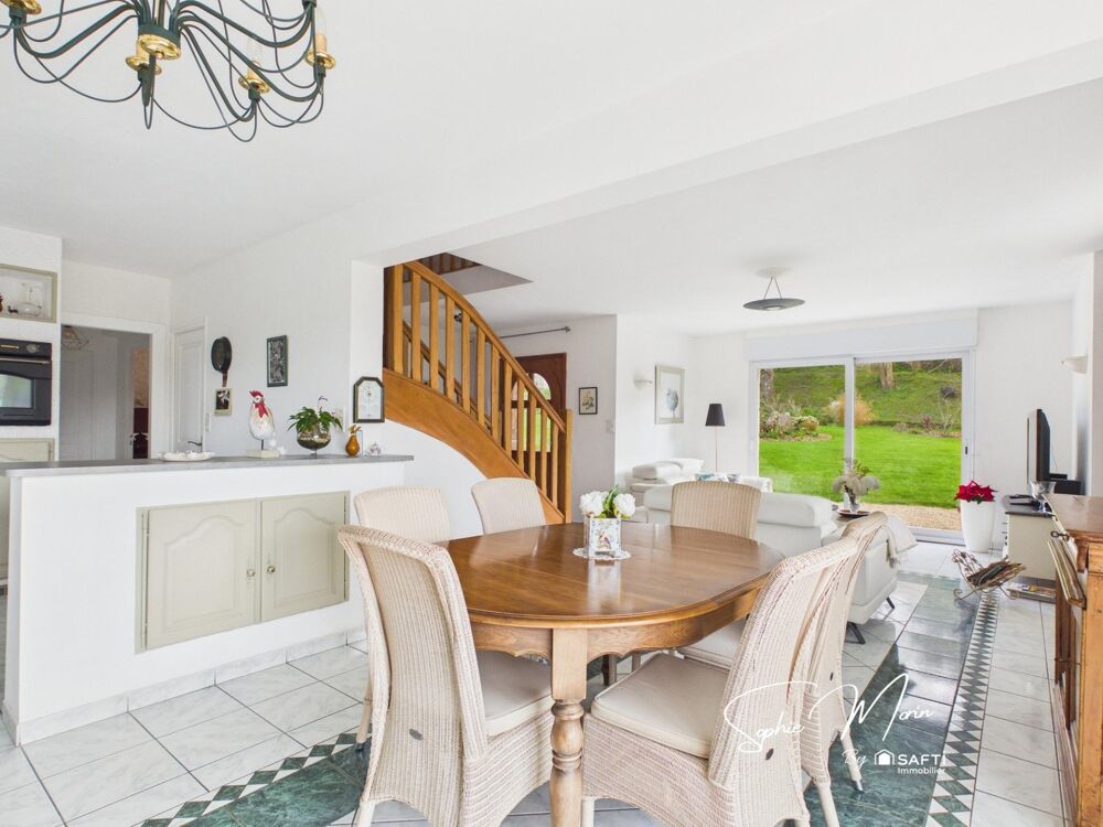 Vente Maison Vue sur la vallée – Vie de plain-pied – Grand terrain au calme à Lannion Lannion