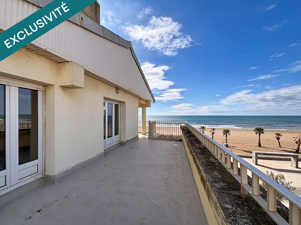 Appartement avec vue mer exceptionelle et grande terrasse en L
