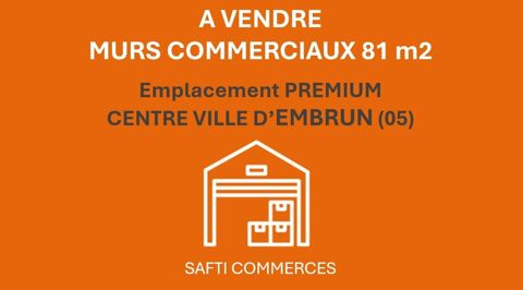 &Agrave; VENDRE – MURS COMMERCIAUX - EMPLACEMENT PREMIUM &Agrave; EMBRUN 227300 05200 Embrun