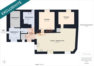  Maison à vendre 3 pièces 68 m²