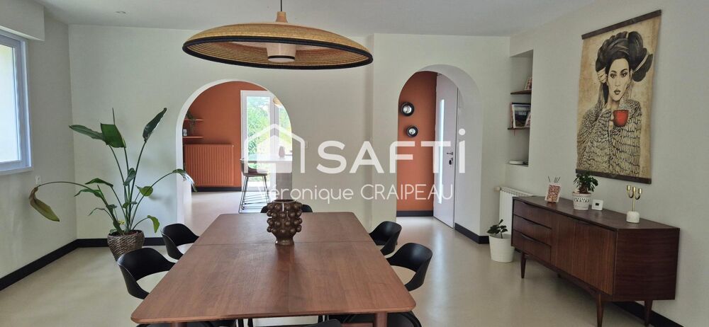 Vente Maison Axe LA ROCHE/YON - NANTES : Maison familiale rénovée de 117 m2 sur terrain de 3000 m2. Bellevigny