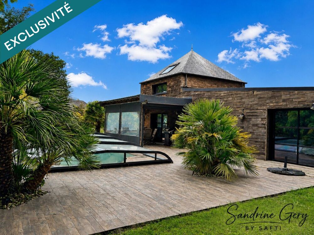 Vente Maison Villa en bois semi plain-pied  au calme écologique proche de Chateaubriant Erbray