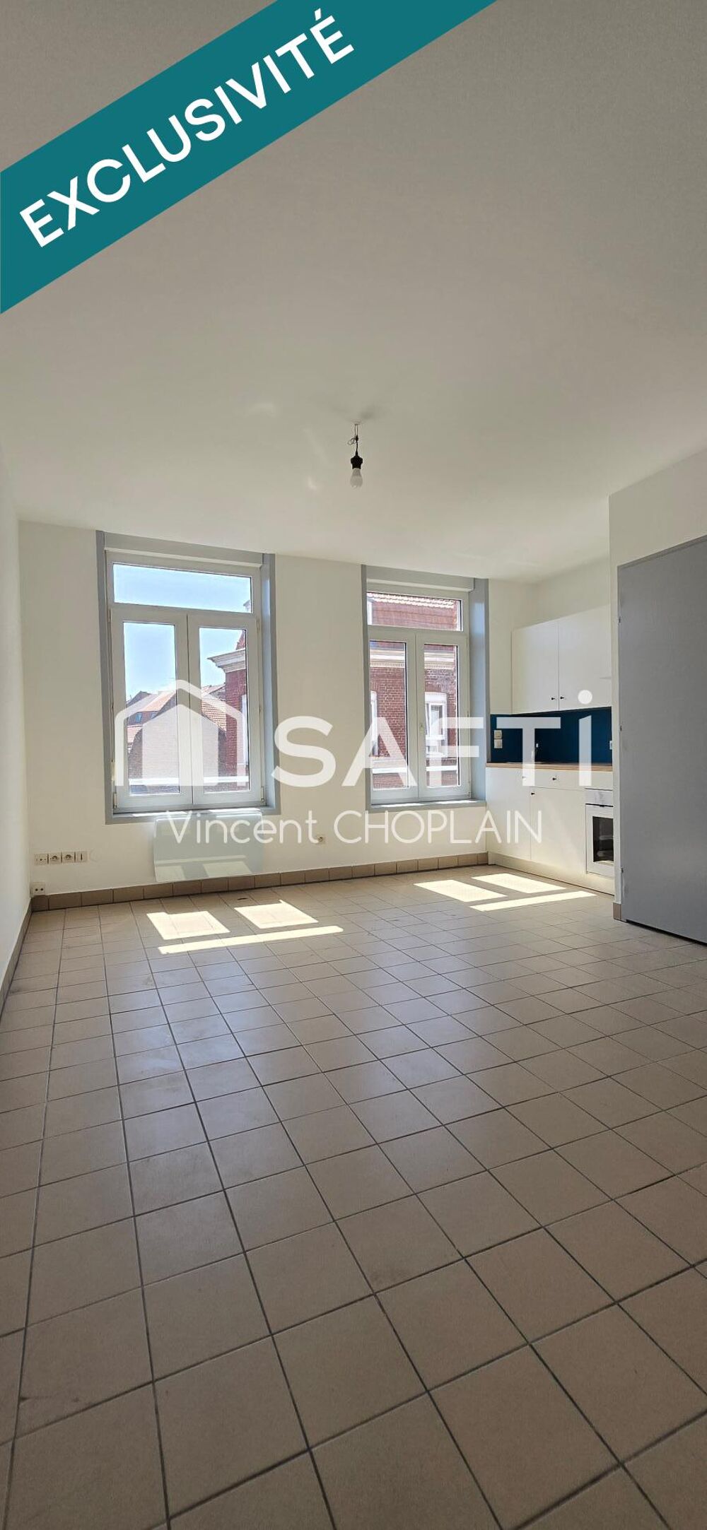 Vente Appartement Lille Fives appartement rénové de 42 m² – 3 pièces À 5 minutes du métro Lille