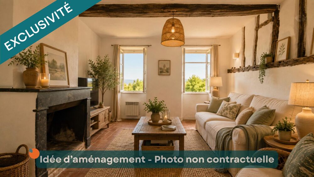 Vente Maison Maison de village - 165m - 6 pièces - 3 chambres - Terrasse Castelnau-de-montmiral