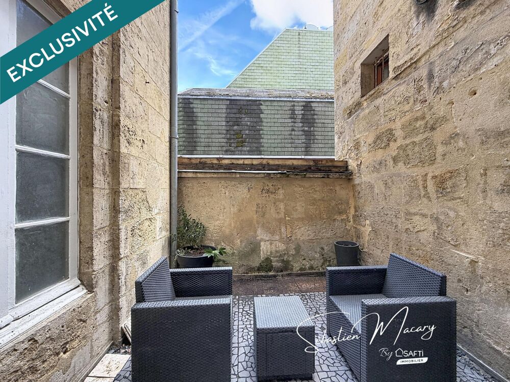 Vente Appartement Hôtel de ville - Studio 25 m2 avec terrasse de 11 m2 Bordeaux