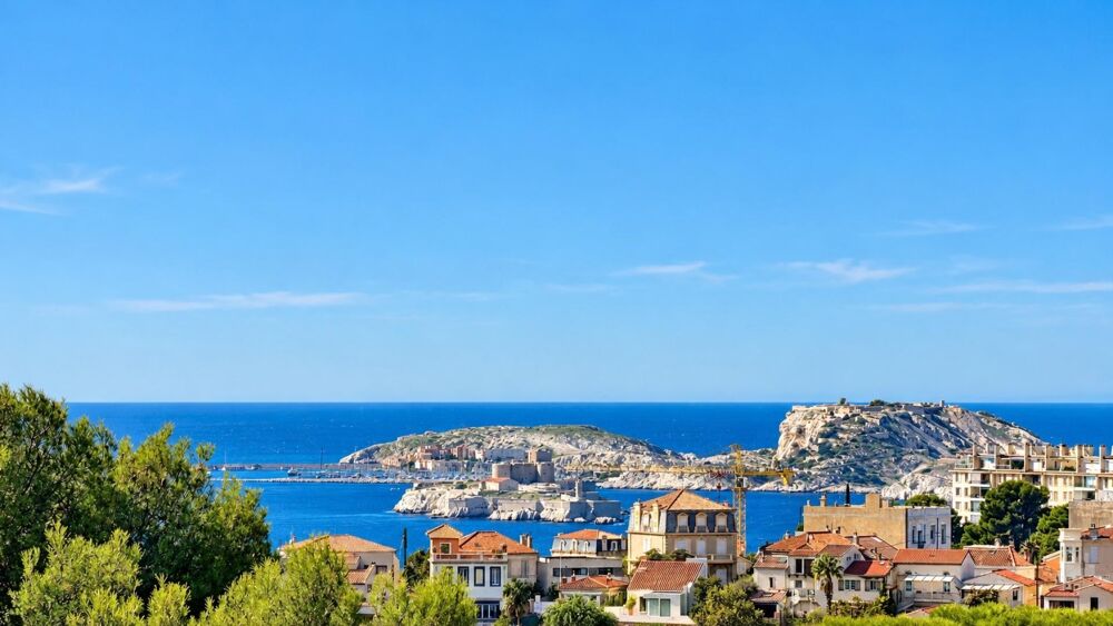 Vente Appartement ROUCAS-BLANC – VASTE TERRASSE, VUE MAGIQUE Marseille 7