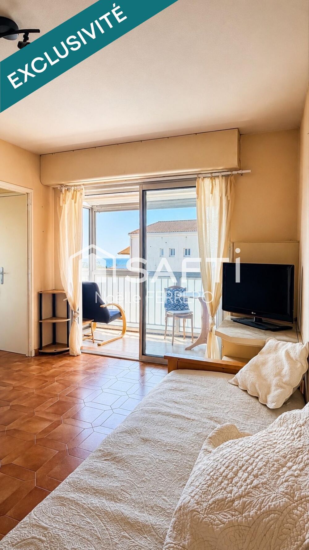 Vente Appartement Studio vue mer plages et commerces Saint-aygulf