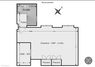  Appartement  vendre 2 pices 47 m