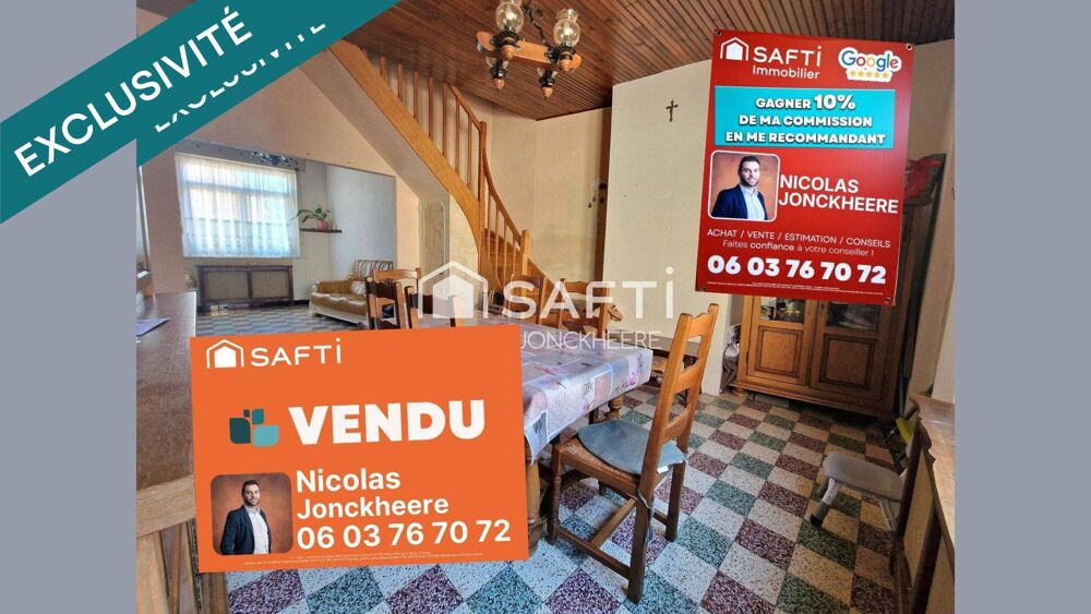 Vente Maison Maison 90m² hazebrouck secteur gare Hazebrouck