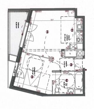  Appartement à vendre 2 pièces 44 m²