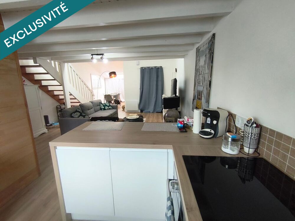 Vente Appartement Concarneau, proche de toutes les commodités, duplex, refait à neuf, grande cave carrelée Concarneau