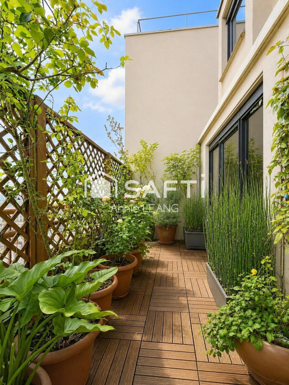 Vente Appartement Comme une maison sur les toits, avec deux terrasses et une vue imprenable aux portes de Paris. Pantin