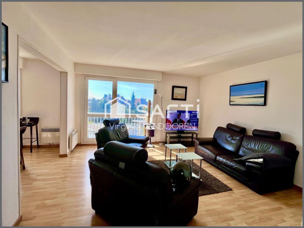 Vente Appartement Coup de cœur – Bel appartement 3 chambres - balcon - garage Boulogne-sur-mer