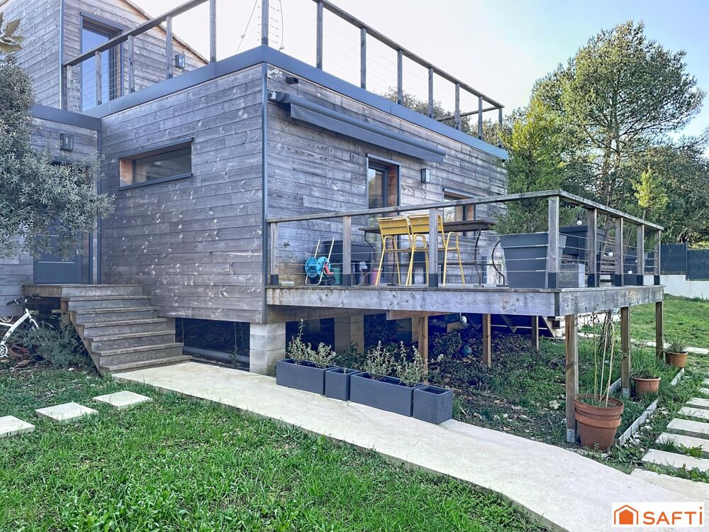 Vente Maison Collias-Maison d'architecte contemporaine, con�ue pour durer - DPE A Collias