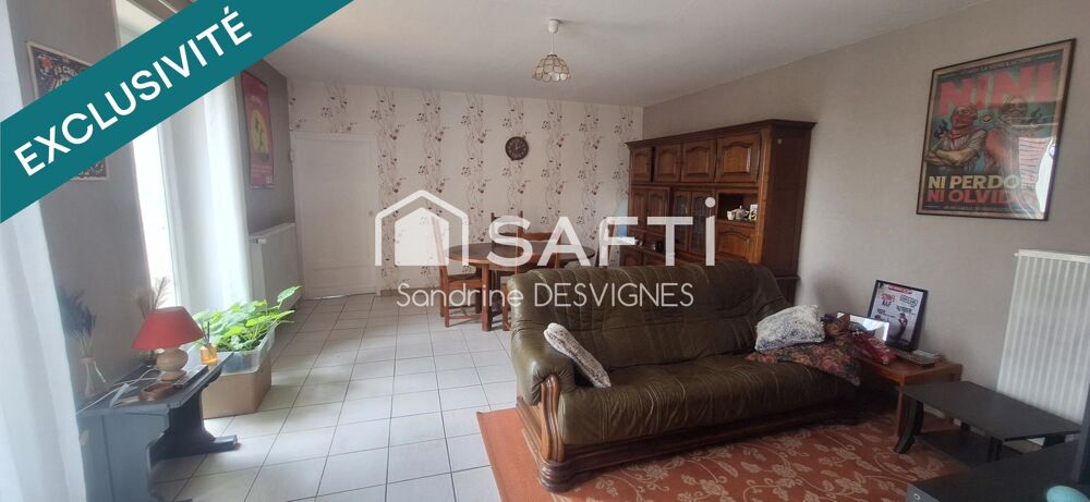 Vente Maison Maison 88 m2, 3 ch, garage et terrain Saint-eugene