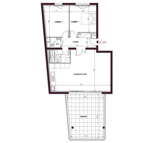  Appartement � vendre 3 pi�ces 72 m�