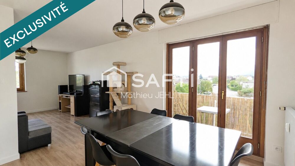 4/5 pièces de 86 m² - 2 balcons et superbe vue montagnes